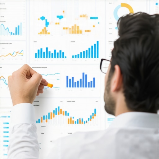 SEO professional analyzing data dashboards for local SEO insights