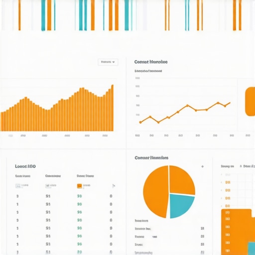 Google Maps Analytics Dashboard Screenshot of a Google Maps analytics dashboard with graphs and data points for local SEO tracking.