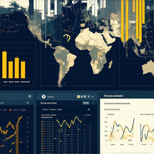 A modern digital analytics dashboard displaying local business metrics and maps with detailed data analysis