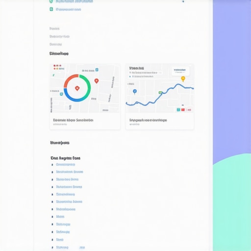 Screenshot of Google Maps analytics with various performance metrics for local SEO