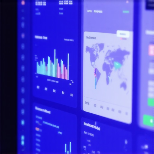 Screenshot of local SEO analytics showing maps data and ranking trends.